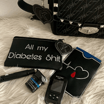 Stickdatei Tasche für Diabetes Set 917 Kosmetiktasche - Sewando