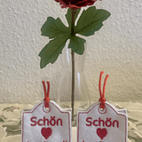 Stickdatei Tischdekoration Schokokugel Set 918 - Sewando