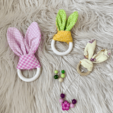 Stickdatei Knisterohren Greifling In the Hoop Hasenohren / Geburt Baby Taufe 920 - Sewando
