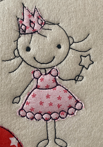 Stickdatei Strichmännchen Doodle Boy und Girl Set 196 - Sewando
