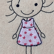 Stickdatei Strichmännchen Doodle Outline Set 196 - Sewando