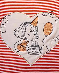 Stickdatei Birthday Girl 1 DoodleSet 927 - Sewando