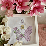 Stickdatei Schmetterling mit Blumen Set 931 - Sewando