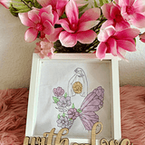 Stickdatei Schmetterling mit Blumen Set 931 - Sewando