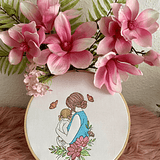 Stickdatei Mama mit Kind Set 943 - Sewando