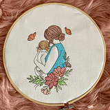 Stickdatei Mama mit Kind Set 943 - Sewando