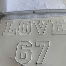 Stickdatei 3D Schrit ca. 5cm Trapunto Set 966 Schrift - Sewando