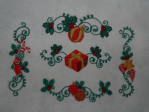 Stickdatei Weihnachten Christmas Set 017 - Sewando