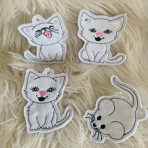 Stickdatei Katze und Maus Schlüsselanhänger Set 2514 - Sewando