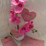 Stickdatei Mug Rug Blumen Schokihülle Muttertag Set 708 - Sewando