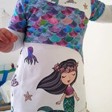 Schnittmuster Longshirt und Kleid "Hula Wave" Gr. 80-164
