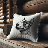 Stickdatei Bullterrier "Chiquita" - realistisch - FÜR HELLE STOFFE