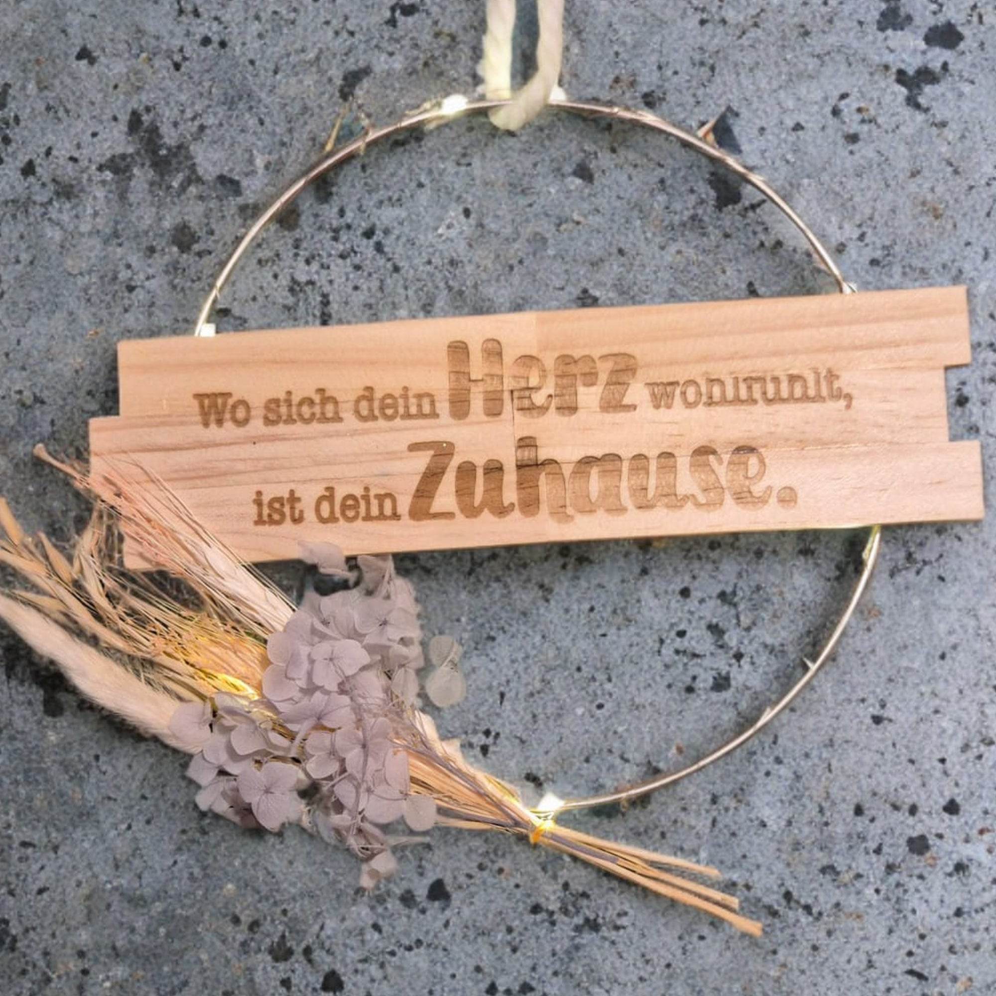 Plotter- und Laserdatei Zuhause im Glück - Sewando