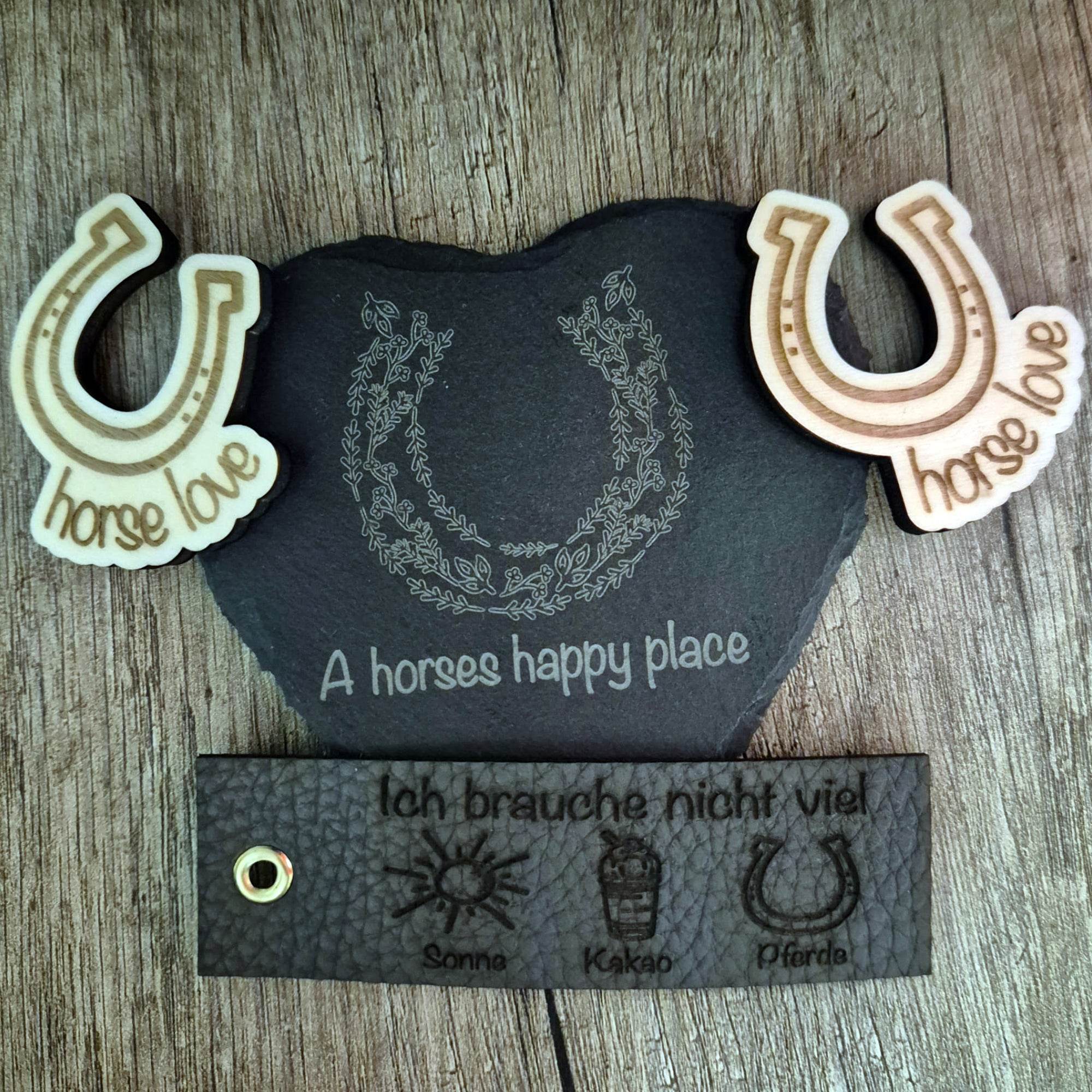 Plotterdatei Laserdatei Horse Love - Sewando