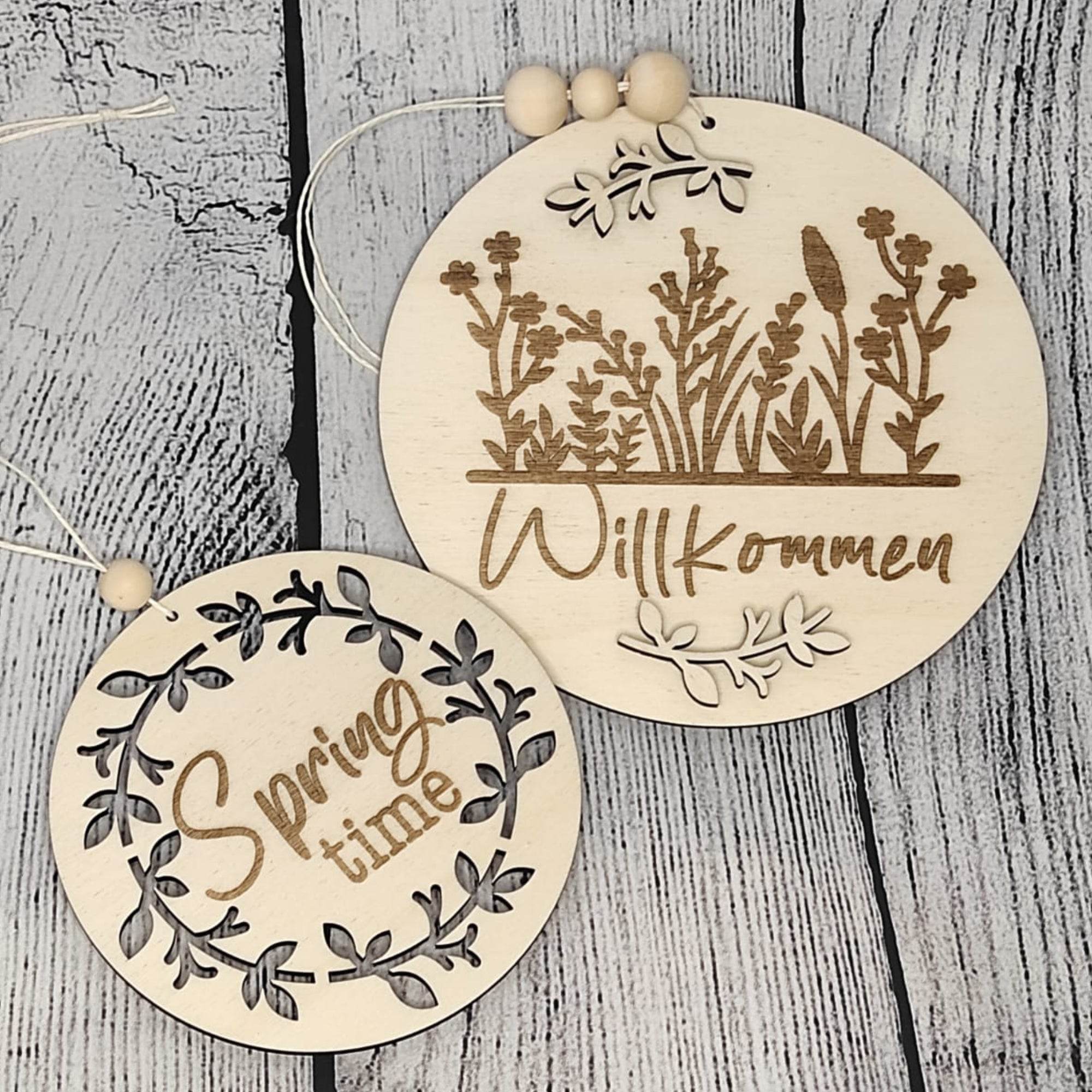 Plotter- und Laserdatei Spring Time Kränze - Sewando