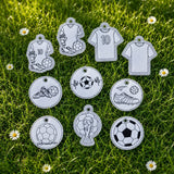 Stickdatei Fussball Schlüsselanhänger / Taschenbaumler  Set 2683
