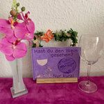 Stickdatei Mug Rug Hast du den Wein gesehen Set 822 - Sewando