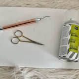 Stickdatei Pfote  Füße mit Herz 3D Trapunto Set 2622