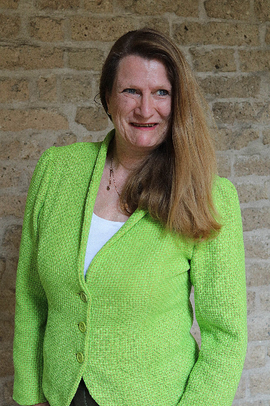 Blazer-02 mit Schalkragen und Puffärmeln - Sewando