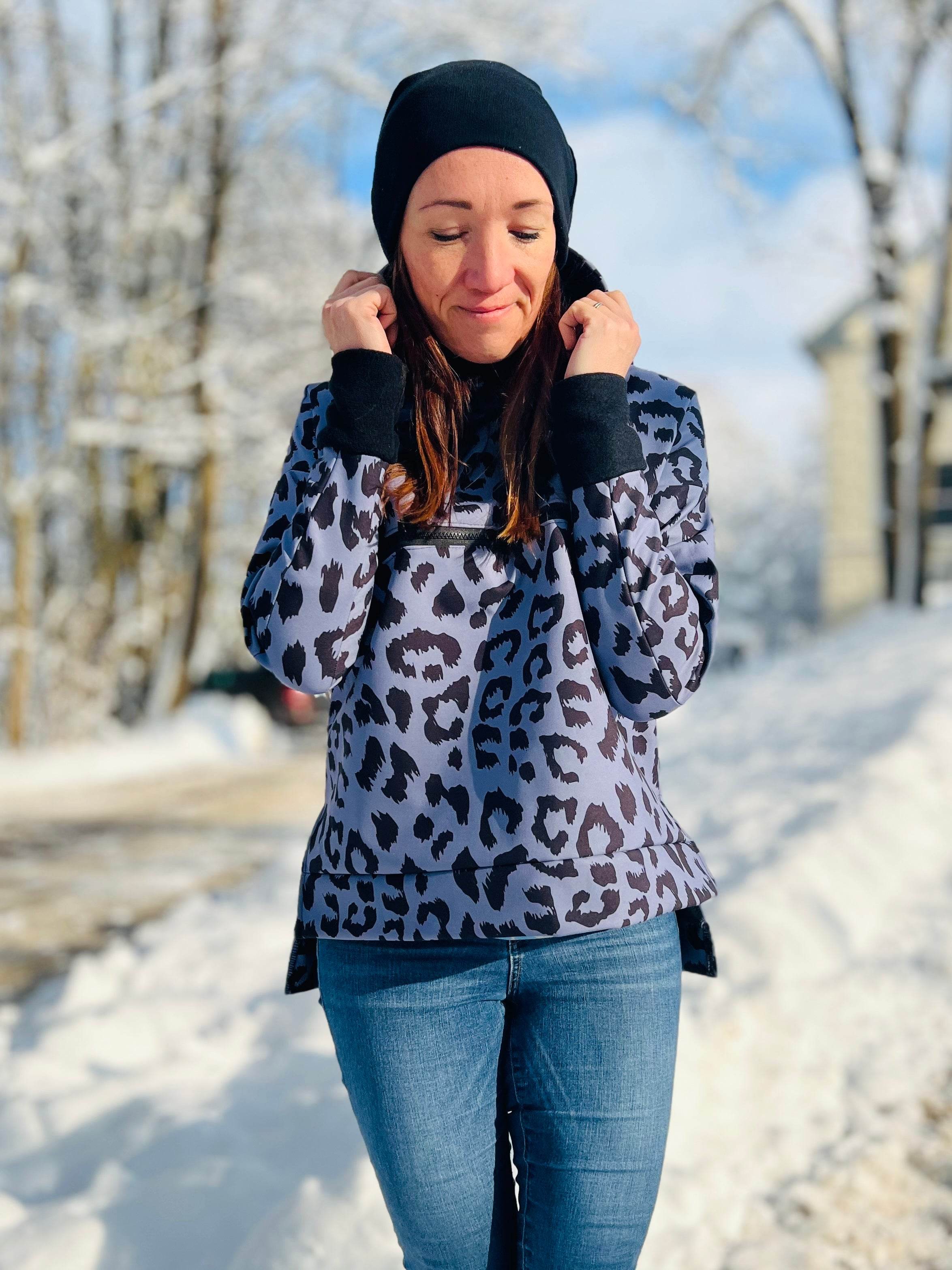 Schnittmuster Hoodiejacke Jackhoo, Größe XS - XL : - Sewando