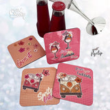 ClipArts Bundle „Cocktails Retro Stil“ PNGs private Nutzungslizenz