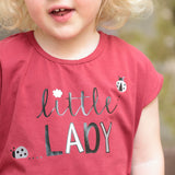 Plotterdatei Little Lady – süßes Marienkäfer-Motiv für Kinder-Shirts & DIY-Projekte - Sewando