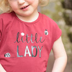 Plotterdatei Little Lady – süßes Marienkäfer-Motiv für Kinder-Shirts & DIY-Projekte - Sewando