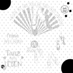 Plotterdatei Ballett svg dxf - Sewando