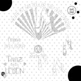 Plotterdatei Ballett svg dxf - Sewando