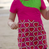 Schnittmuster Longshirt und Kleid "Hula Wave" Gr. 80-164
