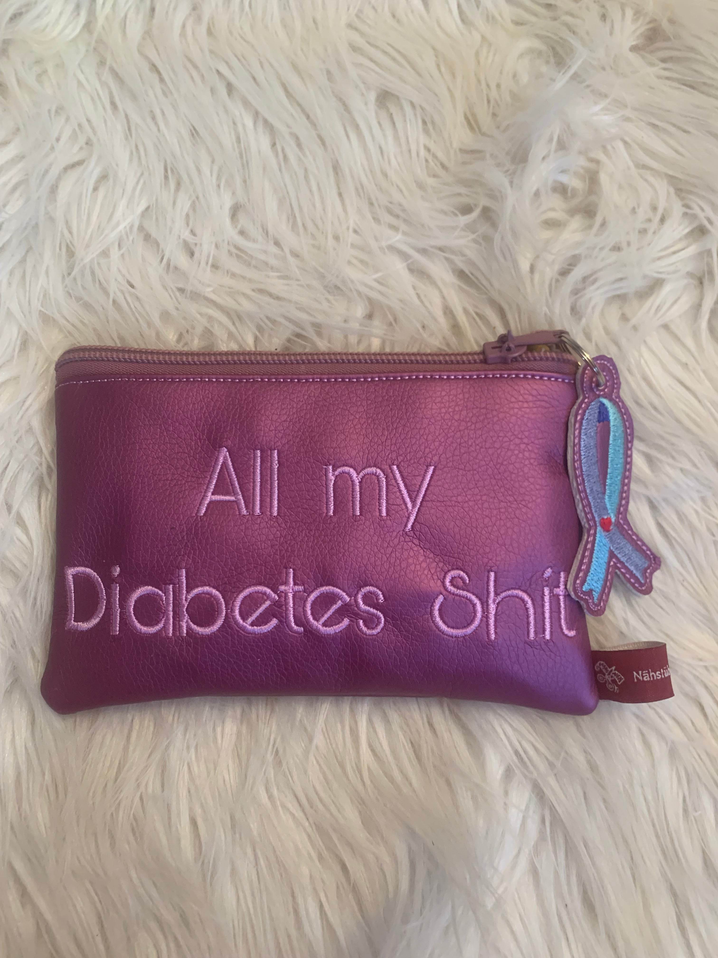 Stickdatei Tasche für Diabetes Set 917 Kosmetiktasche - Sewando