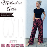 Marlenehose "Arika" - Größe 32-64 - Schnittmuster und Nähanleitung