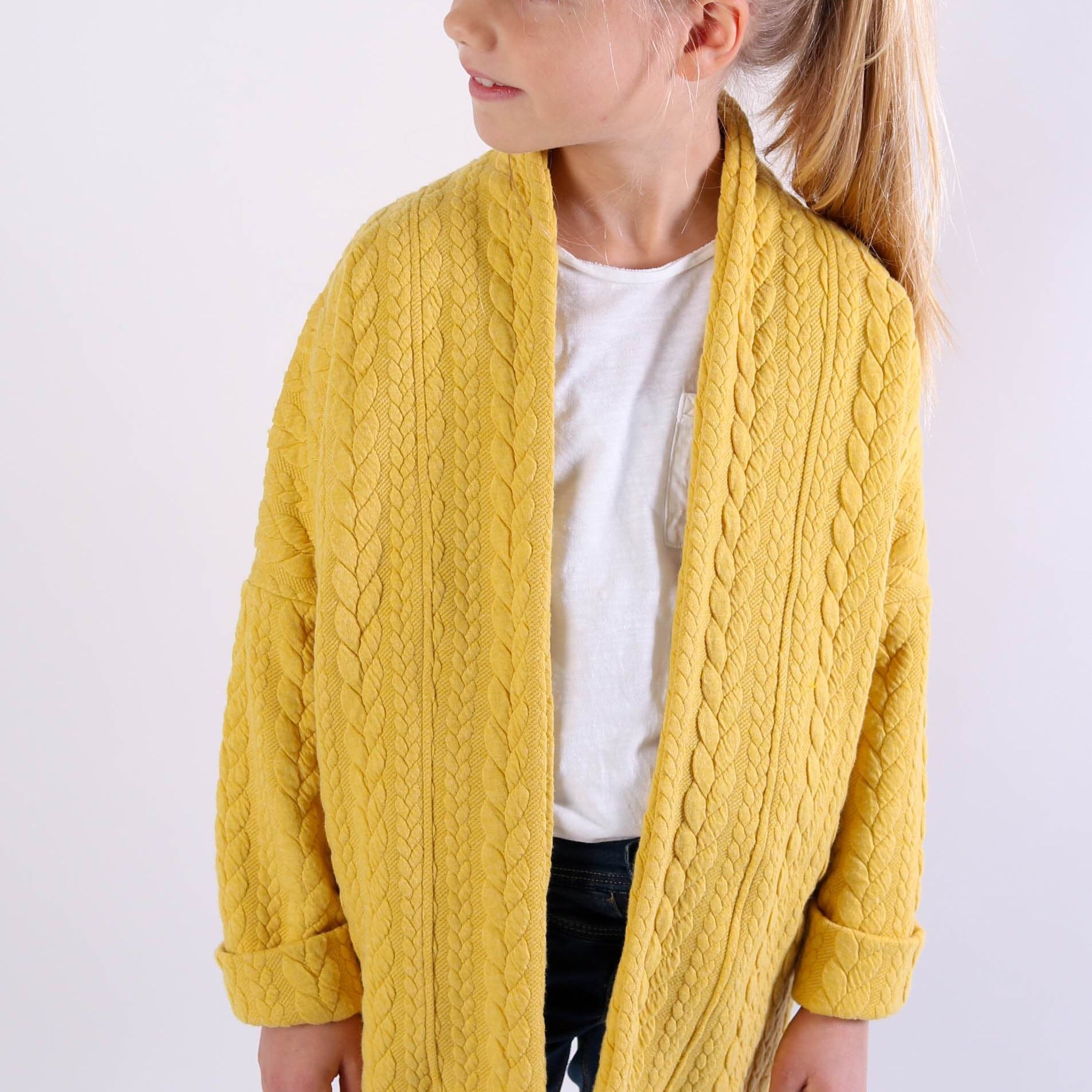 Kimono-Jacket Girls Schnittmuster / oversized Jacke in 3 Längen Gr. 92-164 : - Sewando