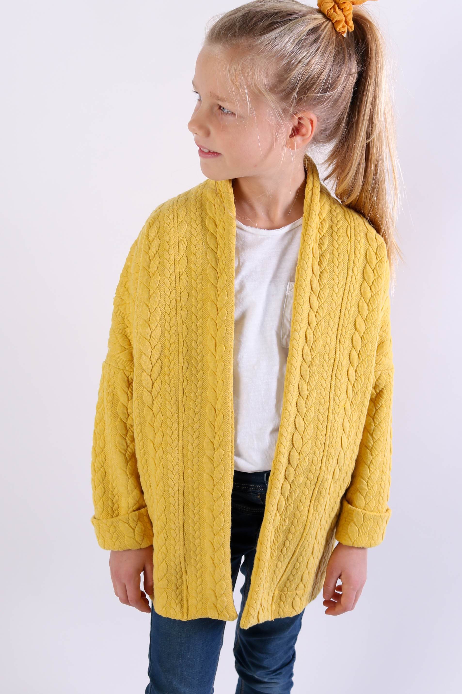 Kimono-Jacket Girls Schnittmuster / oversized Jacke in 3 Längen Gr. 92-164 : - Sewando