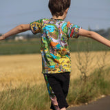Kombi eBook Schnittmuster Summerset Mighty Kriss Kross Shirt und Hose Gr.122 - 176 - Sewando