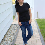 Schnittmuster BASIC Shirt Nr.1 Rundhals Gr. 32-56 + gratis Plotterdatei - Sewando