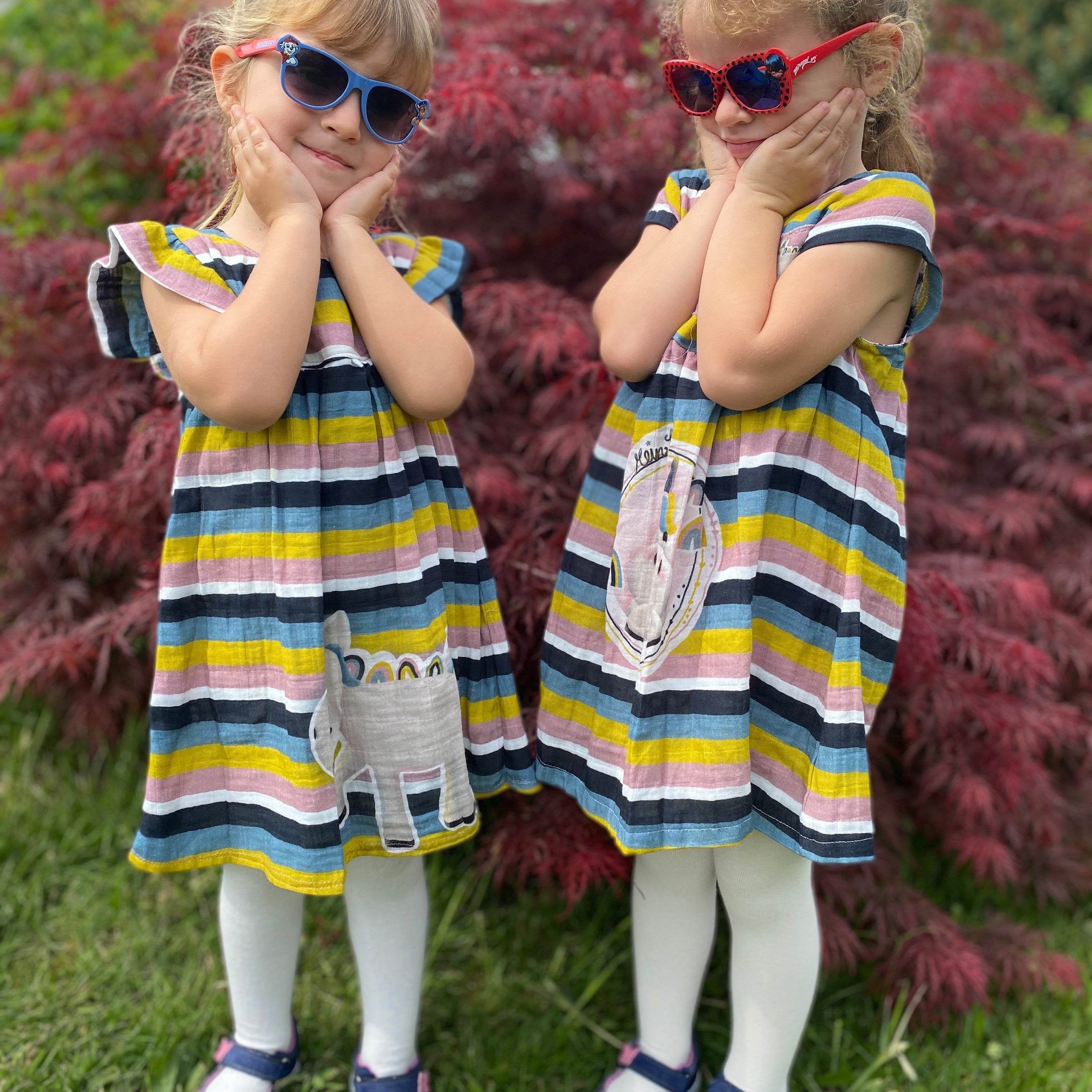 Schnittmuster Sommerkleid, Kleid, Tunika aus Webware Amaia Gr. 80-140 - Sewando