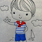 Stickdatei Maritim Junge und Mädchen Set 916 - Sewando