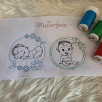 Stickdatei Mutterpass Doodle Set 924 - Sewando