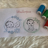 Stickdatei Mutterpass Doodle Set 924 - Sewando