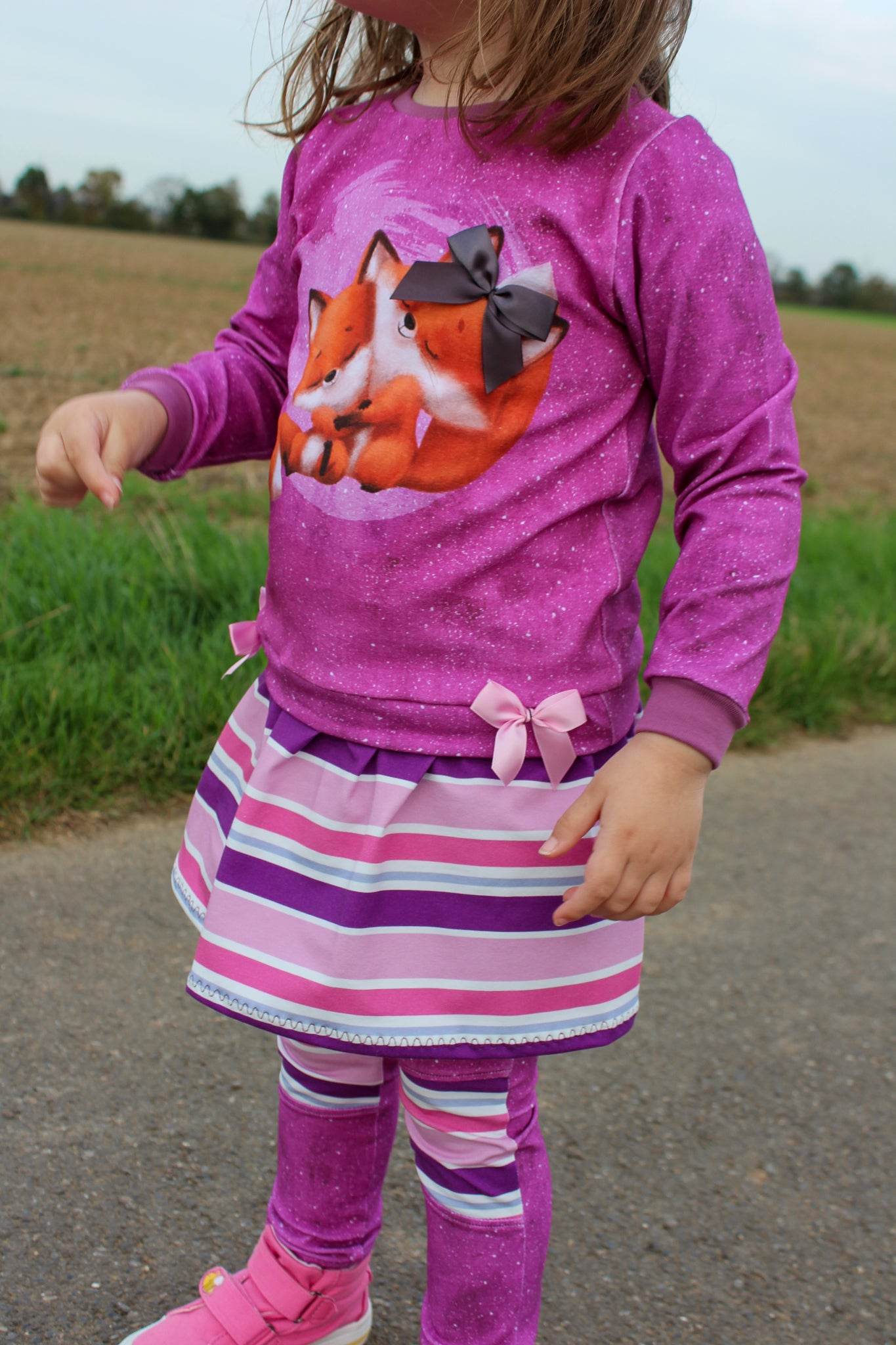 Schnittmuster Cutie Girl Danielle Gr.74-122 Oberteil - Hose - Rock - Sewando