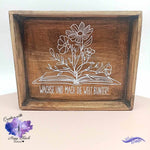Plotterdateie Flower up, zum sublimieren, drucken und für Folienveredelung. - Sewando