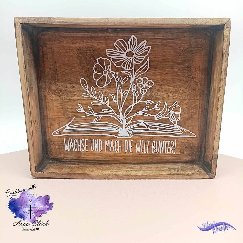 Plotterdateie Flower up, zum sublimieren, drucken und für Folienveredelung. - Sewando
