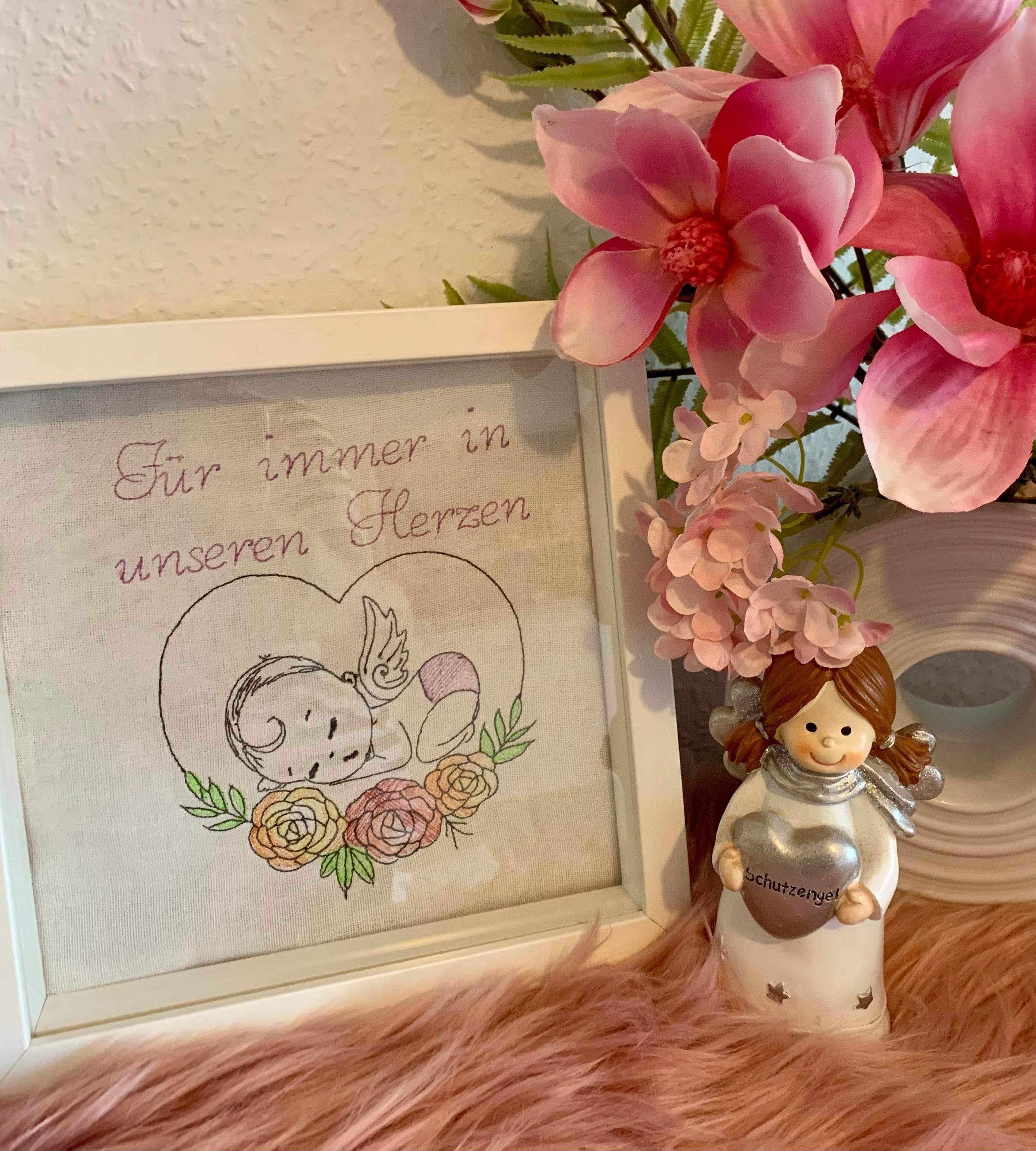 Stickdatei Sternenkind, Engel, Baby mit Flügel Set 944 - Sewando