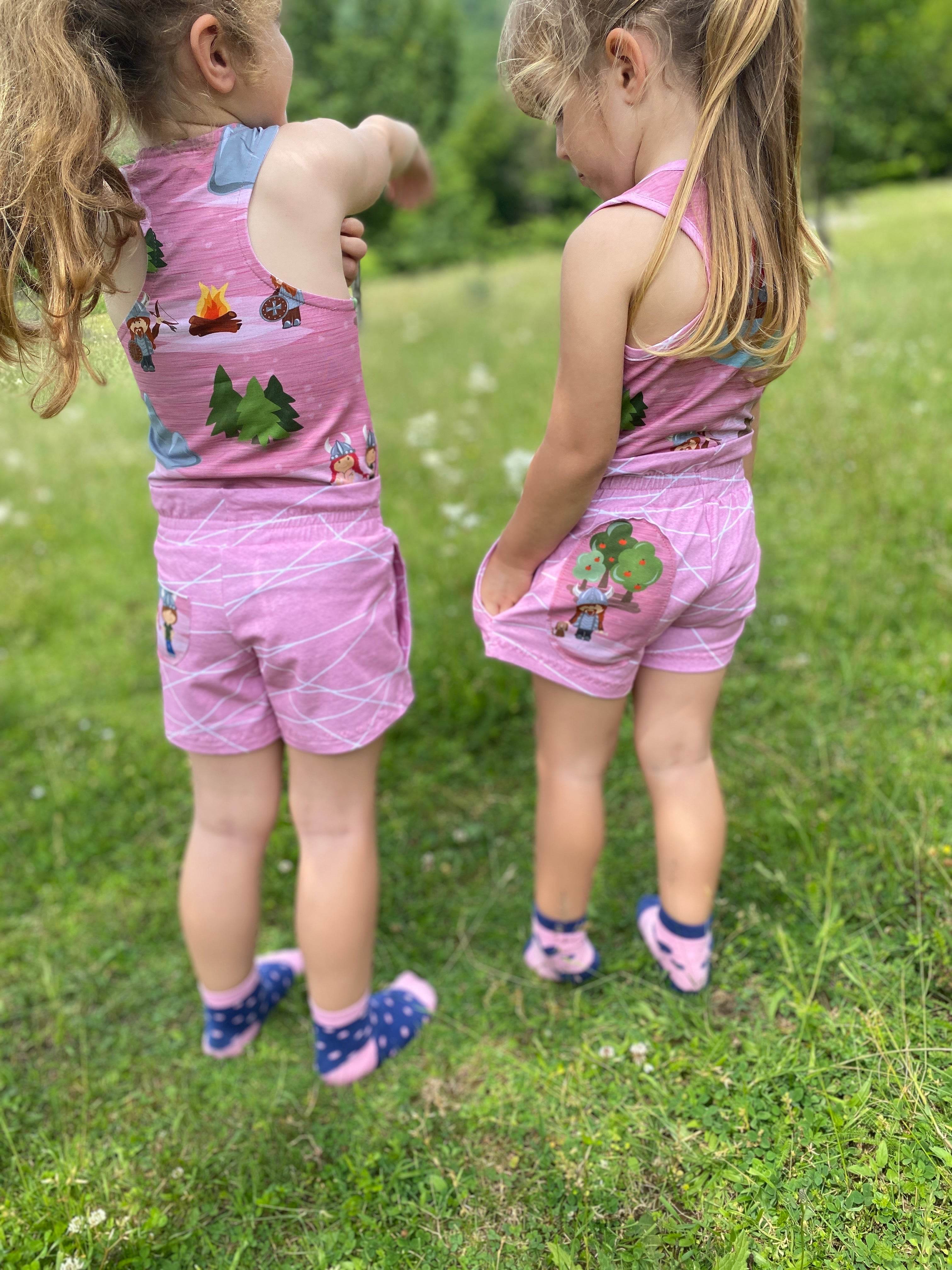 Schnittmuster Sommerhose Shorts für Kinder Amora Gr. 74-122 - Sewando