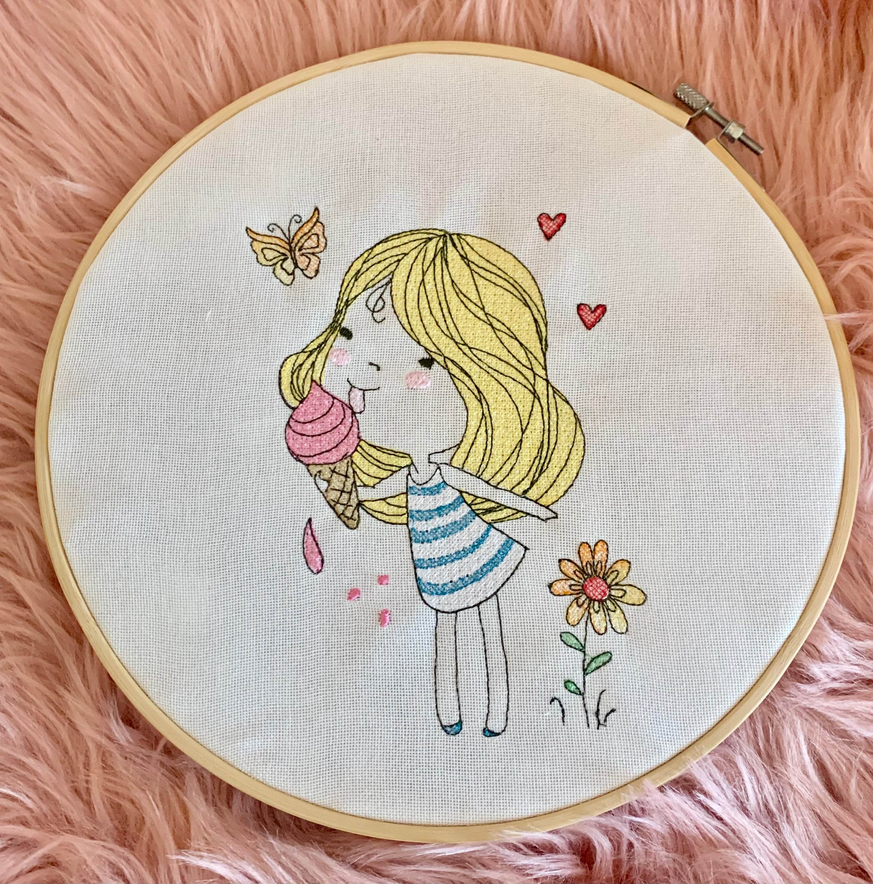 Stickdatei Sommer Girl Set 947 - Sewando