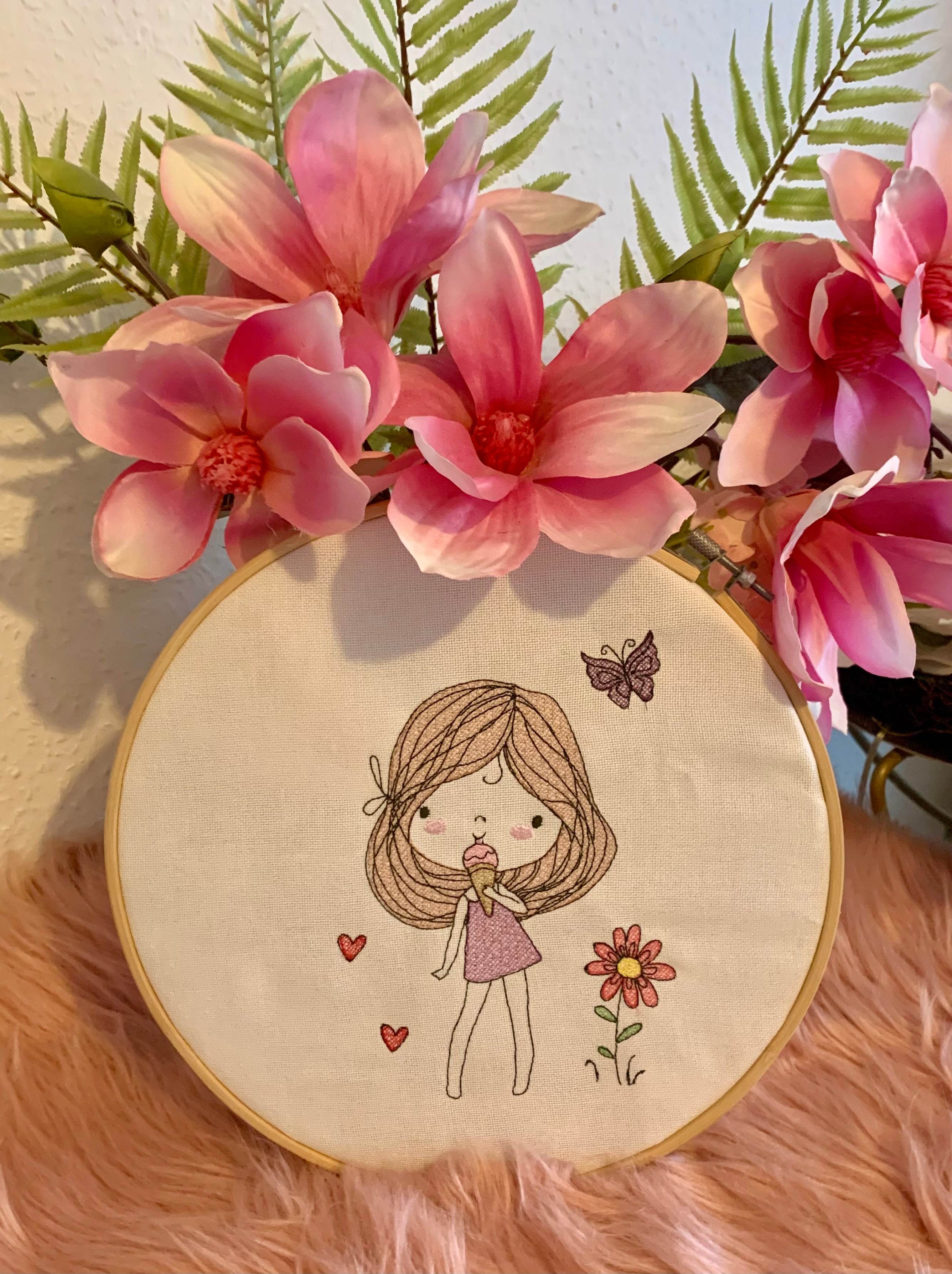 Stickdatei Sommer Girl 1 Set 947 - Sewando