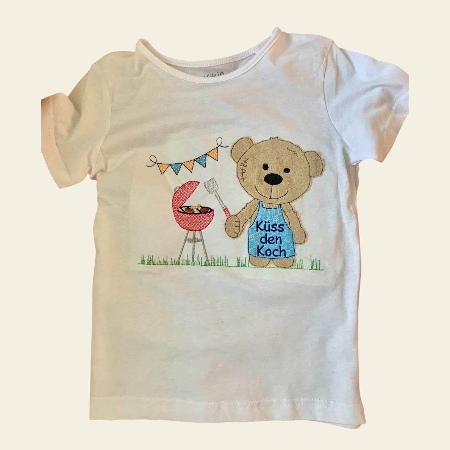 Stickdatei Teddy beim Grillen Set 751 - Sewando