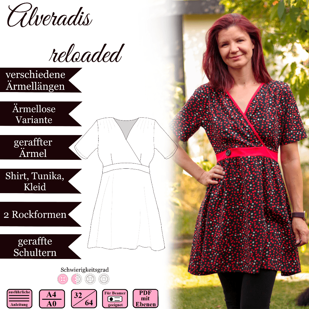 Alveradis reloaded – Gr 32-64 – EBook und Nähanleitung - Sewando