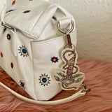 Stickdatei Schlüsselanhänger Leuchtturm und Anker mit BlumenSet 953 - Sewando